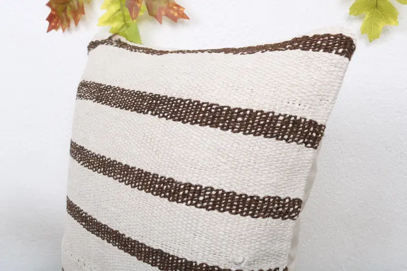 Retro Throw Pillow, Vintage Pillow, Cushion Cover, Kilim Cushion Sham, 16x16 White Cushion Case, Boho Pillow Sham Cover, Bolster Cushion Case - 5