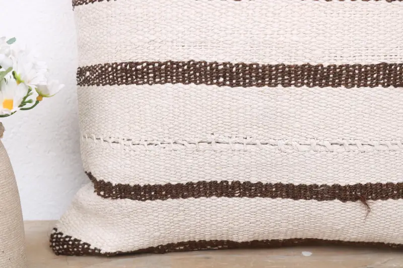 Retro Throw Pillow, Vintage Pillow, Cushion Cover, Kilim Cushion Sham, 16x16 White Cushion Case, Boho Pillow Sham Cover, Bolster Cushion Case - 3