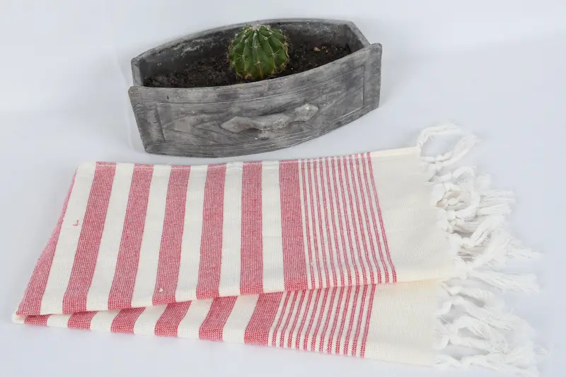 Bridesmaid Gifts, 36x18 Cotton Striped Terry Towel, Turkish Towel Hand Towel, Bachelorette Party Gifts, Monogram Kitchen Towel, Gift For The Home - 6