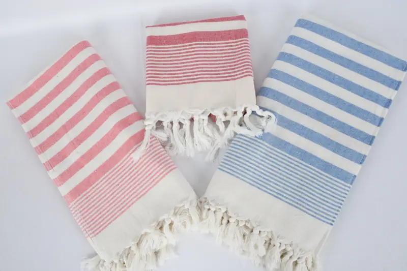 Bridesmaid Gifts, 36x18 Cotton Striped Terry Towel, Turkish Towel Hand Towel, Bachelorette Party Gifts, Monogram Kitchen Towel, Gift For The Home - 8