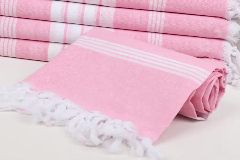 Peshtemal Towel, Bridemaids Beach Towel, Absorbent Turkish towel, Soft towel, Gift Boxes Towel, Spa Gift Towel, 68x36 Cotton Striped Towel - 4