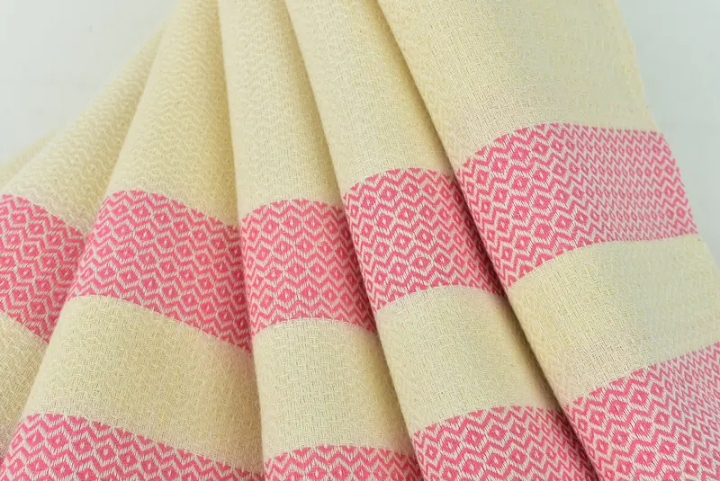 House Warming Gift, Holiday Towel, Hammam towel, 70x40 Cotton Geometric Towel, Soft towel, Housewarming Gift, Summer Towel, Custom Wedding Gifts - 5