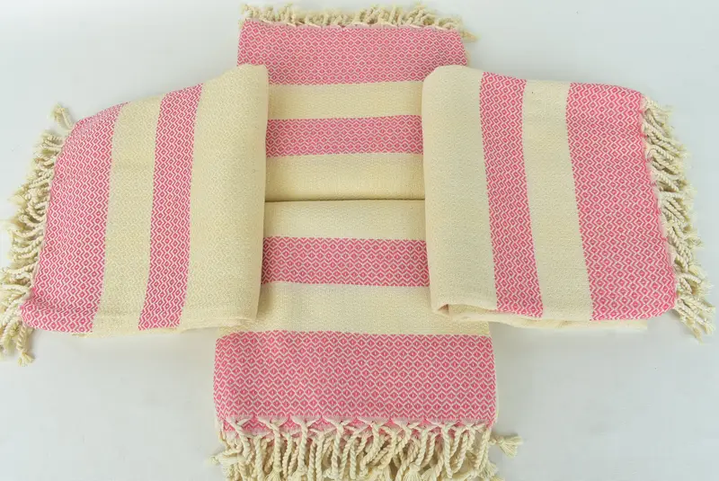 House Warming Gift, Holiday Towel, Hammam towel, 70x40 Cotton Geometric Towel, Soft towel, Housewarming Gift, Summer Towel, Custom Wedding Gifts - 6