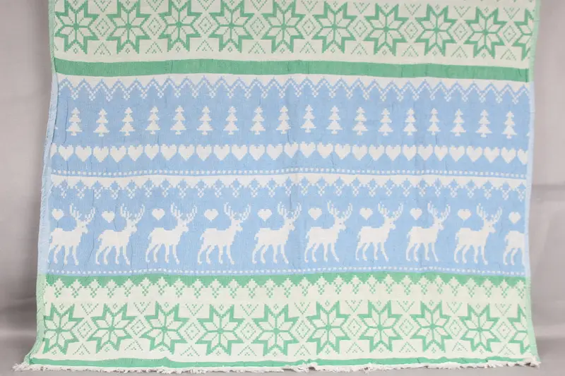 Gift For Boyfriend, Handmade Gift, Wedding Gift, Customized Turkish Towel, 76x38 Cotton Deer Patterned Towel, Kids Beach Towel, Wedding Gifts Towel - 1