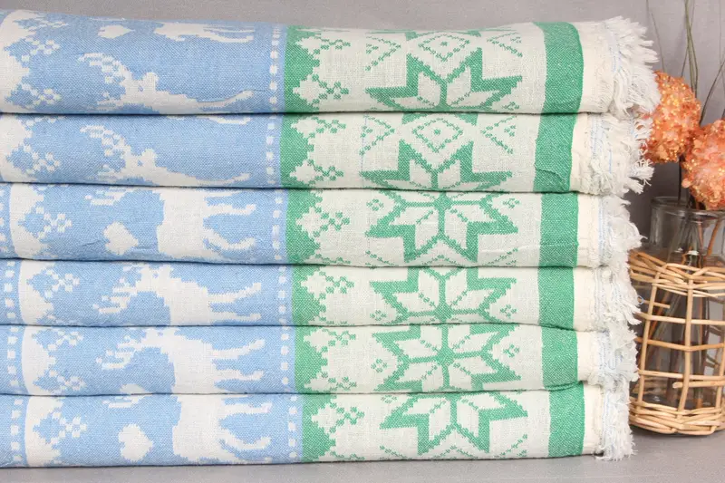 Gift For Boyfriend, Handmade Gift, Wedding Gift, Customized Turkish Towel, 76x38 Cotton Deer Patterned Towel, Kids Beach Towel, Wedding Gifts Towel - 3