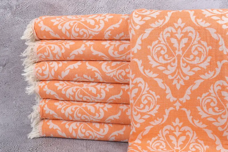 Spa Gift Towel, Bachelorette Party Favor, Absorbent towel, Turkish bath towel, 68x36 Cotton Baroque Towel, Peshtemal Towel USA, Bridesmaid Gifts - 2