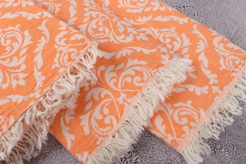 Spa Gift Towel, Bachelorette Party Favor, Absorbent towel, Turkish bath towel, 68x36 Cotton Baroque Towel, Peshtemal Towel USA, Bridesmaid Gifts - 6