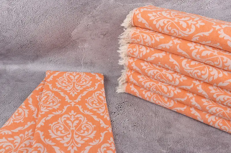 Spa Gift Towel, Bachelorette Party Favor, Absorbent towel, Turkish bath towel, 68x36 Cotton Baroque Towel, Peshtemal Towel USA, Bridesmaid Gifts - 3