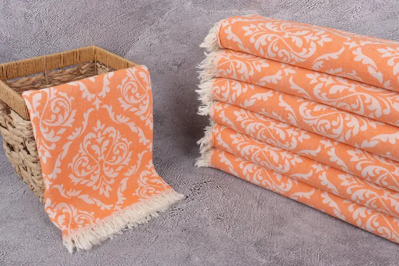 Spa Gift Towel, Bachelorette Party Favor, Absorbent towel, Turkish bath towel, 68x36 Cotton Baroque Towel, Peshtemal Towel USA, Bridesmaid Gifts - 4