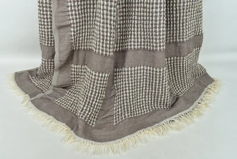 Shower Curtain, Couch Cover, Throw Blanket, First Wedding Anniversary Gift, Housewarming Gift, Bachelorette Party Favors, 84x80 Cotton Waffle Towel - 8