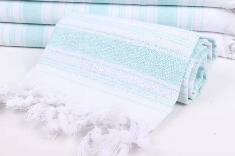 Bridal Shower Favors, Oversized Beach Towel, Cute Beach Towel, Gift For Best Friend, Best Friend Gift, 68x32 Cotton Striped Towel, Wedding Favors - 4