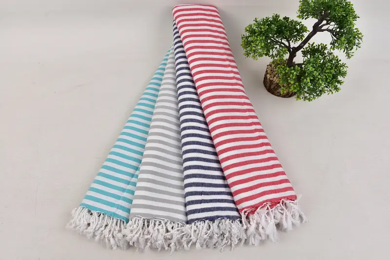 Monogram Kitchen Towel, Gifts For Him, Wedding Gift For Bride, Personalized Kitchen Towel, Turkish Towel Hand Towel, 48x40 Cotton Striped Towel - 4