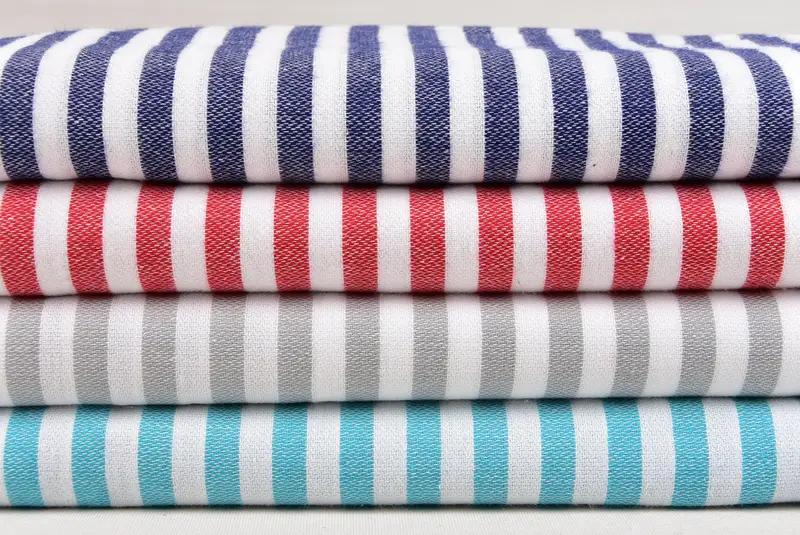 Monogram Kitchen Towel, Gifts For Him, Wedding Gift For Bride, Personalized Kitchen Towel, Turkish Towel Hand Towel, 48x40 Cotton Striped Towel - 2