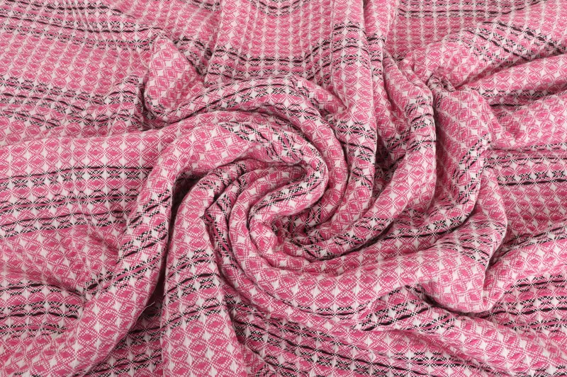 96x70 Cotton Striped Towel, Organic Throw, Monogram Blanket, Bridesmaid Gifts, Bridal Shower Gift, Bachelor Gift, Organic Beach Blanket - 8