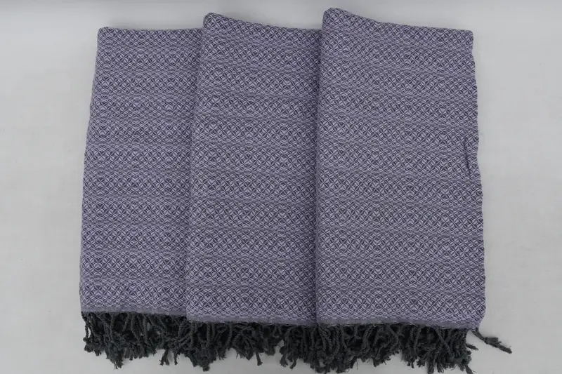 Best Friend Gift, Large Turkish Towel, Quick-Dry Beach Towel, Boyfriend Christmas Gift, Eco-Friendly Turkish Towel, 70x40 Cotton Geometric Towel - 3