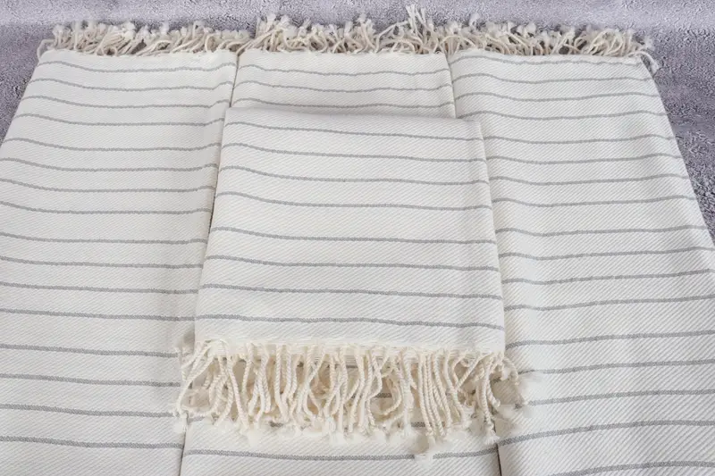 Bridal Shower Favors, 70x40 Bamboo Herringbone Towel, Personalized Wedding Gift For Couple, Lightweight Turkish towel, Pool Towels, Wedding Favors - 4