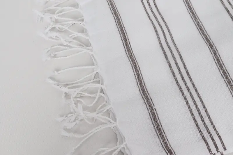 Banyo havlu, seyahat havlu, 40x24 pamuk çizgili havlu, en iyi arkadaş Noel hediyesi, en iyi arkadaş düğün hediyesi, Türk çay havlu, düğün hediyesi - 7