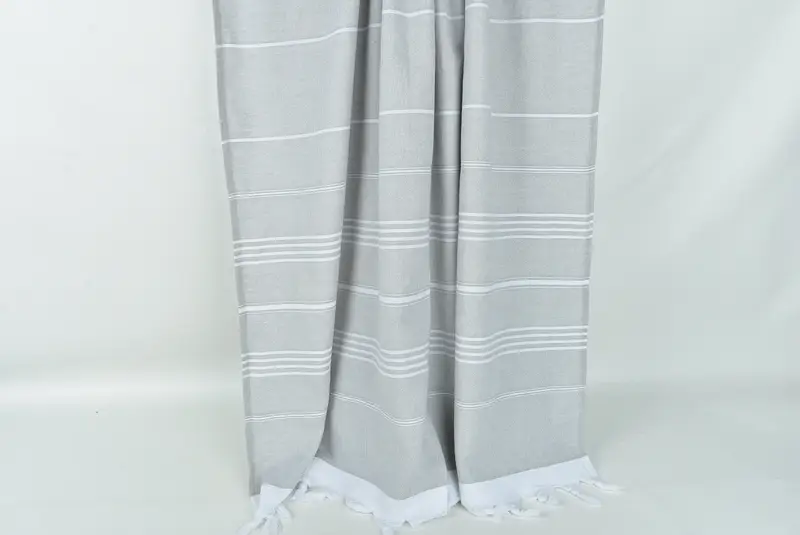 Gift Towel, Turkish Towel Set, Hammam Towel USA, Personalized Bridesmaid Gift, Personalized Towel, Travel towel, 70x36 Cotton Striped Terry Towel - 8