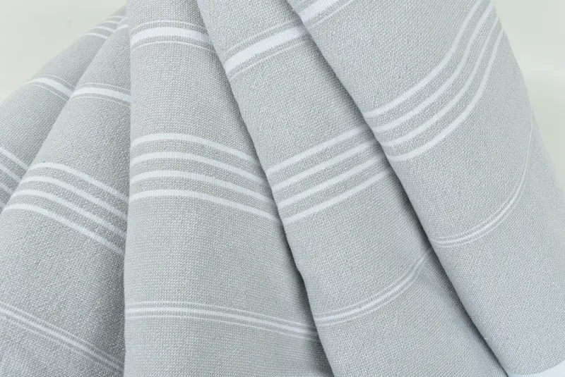 Gift Towel, Turkish Towel Set, Hammam Towel USA, Personalized Bridesmaid Gift, Personalized Towel, Travel towel, 70x36 Cotton Striped Terry Towel - 5