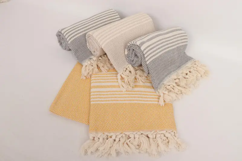 70x40 Cotton Striped Towel, Bachelorette Gifts, Valentines Day Gift For Her, Organic Turkish towel, Best Beach Towel, Travel Towel, Home Decor Towel - 5