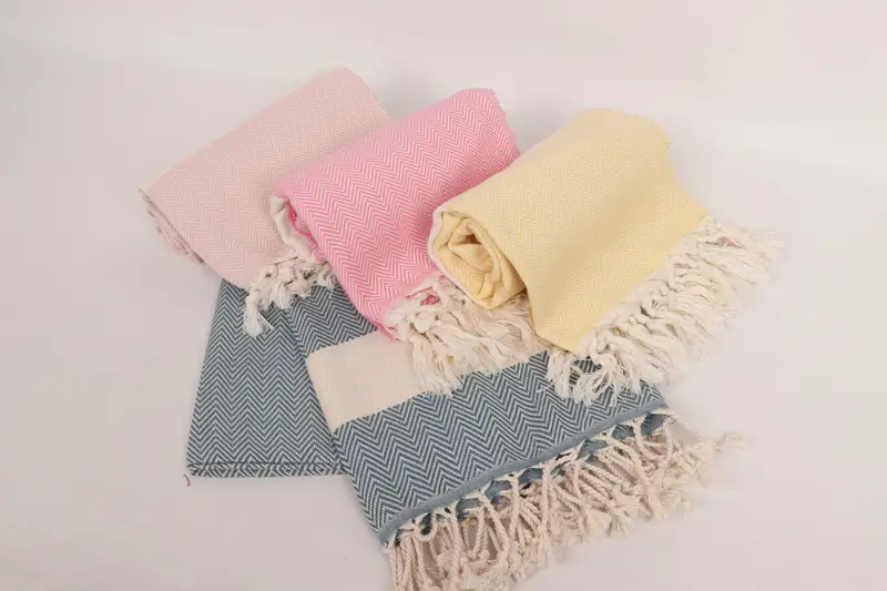 70x40 Cotton Striped Towel, Bachelorette Gifts, Valentines Day Gift For Her, Organic Turkish towel, Best Beach Towel, Travel Towel, Home Decor Towel - 6