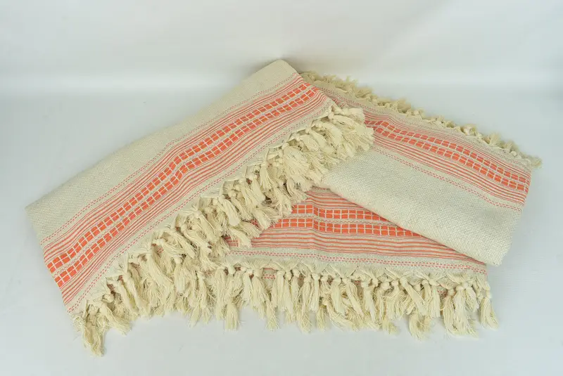 Bridesmaid Gifts, Throw Blankets, Personalized Blanket, Organic Throw, 96x94 Linen Striped Towel, Beach Theme Bachelorette Party, Monogram Blanket - 6