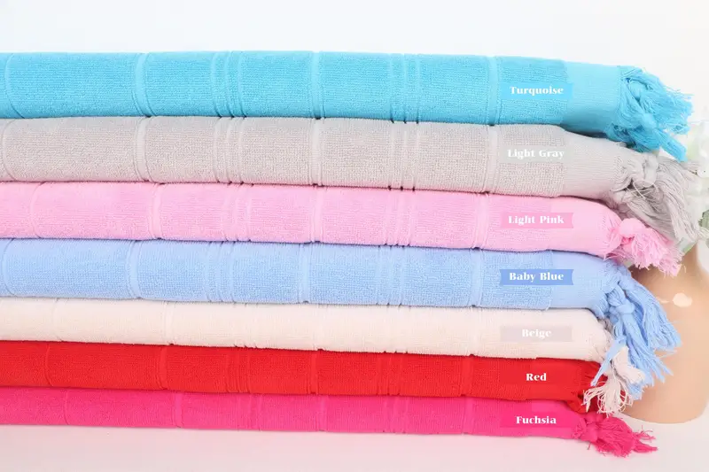 Wedding Gift, Personalized Wedding Gift For Couple, Turkish Hand Towel, Bridesmaid Gifts, Custom Turkish Towel, 40x18 Cotton Striped Terry Towel - 3