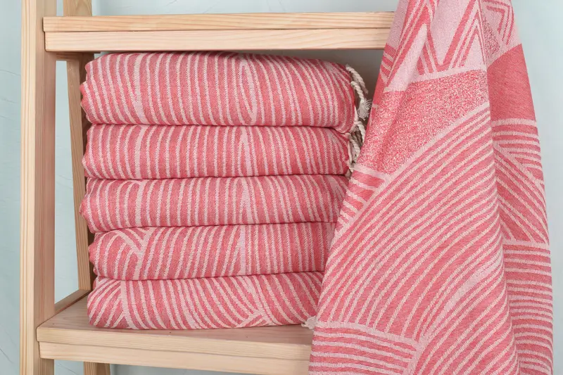 Absorbent towel, Bachelorette Party Gift, Turkish towel, Valentines Day Gift For Her, 70x38 Cotton Striped Design Towel, Valentines Day Gift - 2