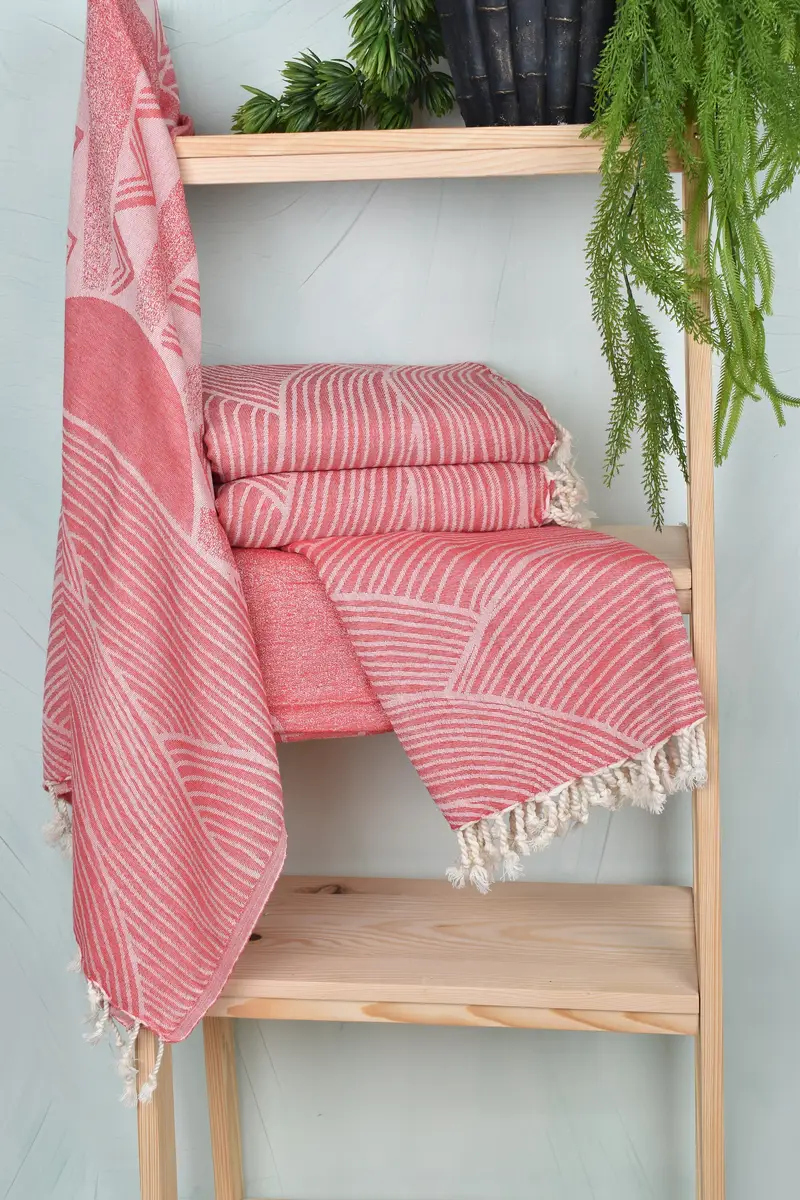 Absorbent towel, Bachelorette Party Gift, Turkish towel, Valentines Day Gift For Her, 70x38 Cotton Striped Design Towel, Valentines Day Gift - 7
