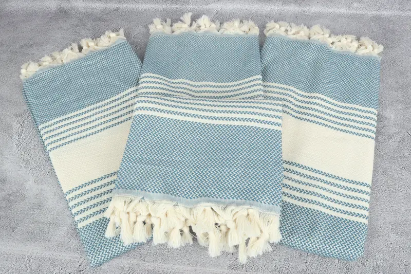 Absorbent Turkish towel, 70x40 Cotton Striped Towel, Turkish Towel Beach, Lightweight towel, Pool Towels, Bridal Gifts, Girl Trip Party Favor - 4