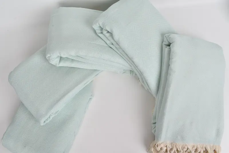 Personalized Blanket, Bachelorette Party Favors, Mother Of The Groom Gift, Beach Wedding Favor, 100x80 Cotton Herringbone Towel, Housewarming Gift - 3