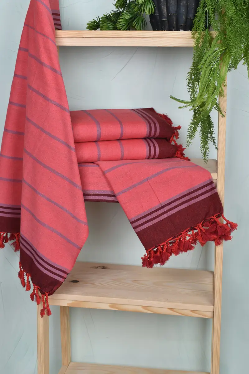 68x40 Cotton Striped Towel, Best Wedding Gift, Summer Gift, Gift For Bride, Custom Bath Towel, Personalized Towel, Wedding Towel, Hammam towel - 6