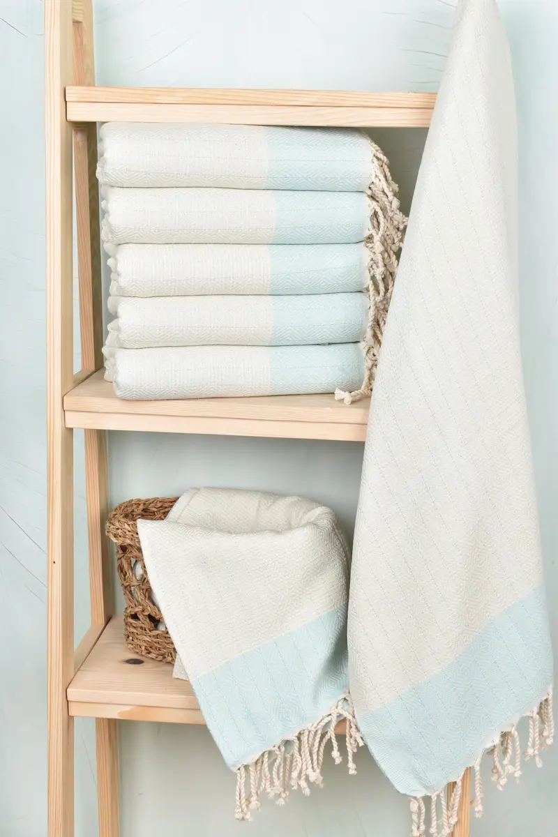 70x40 Cotton Diamond Towel, Travel towel, Sand-free towel, Organic Towel, Bachelorette Party Favors Beach, Scarf Towel, Lightweight Turkish towel - 3