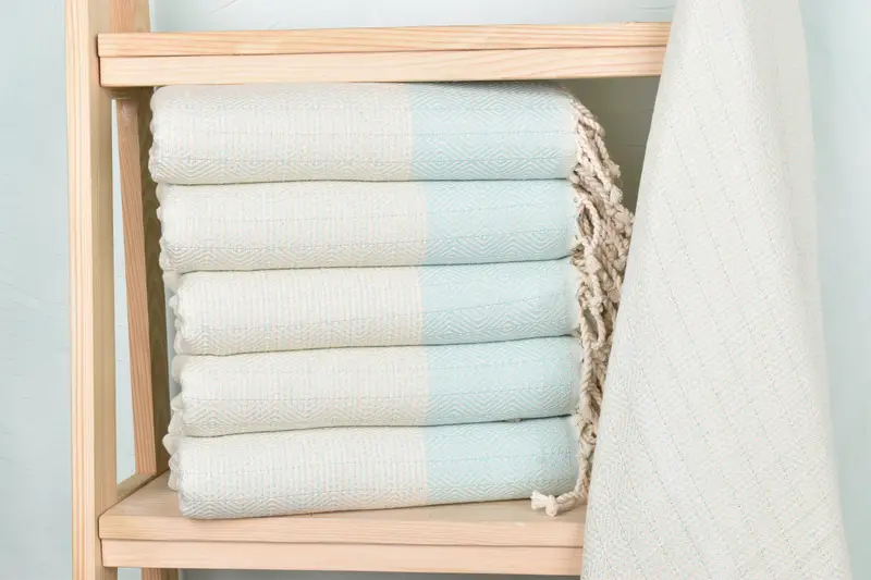 70x40 Cotton Diamond Towel, Travel towel, Sand-free towel, Organic Towel, Bachelorette Party Favors Beach, Scarf Towel, Lightweight Turkish towel - 2