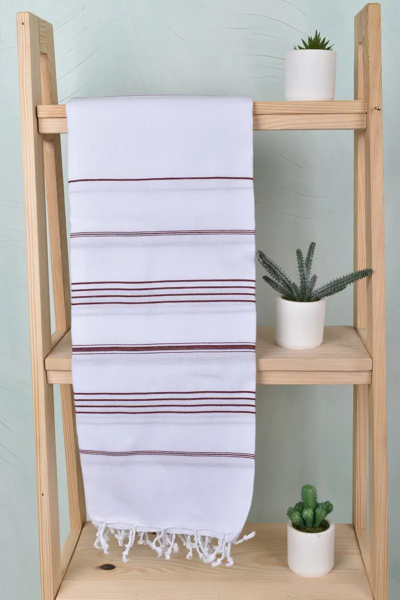 70x40 Cotton Striped Towel, Personalized Turkish Towel, Gifts For Him, Scarf Towel, Oversized Beach Towel, Gift Towel, Bachelorette Party Favors - 8