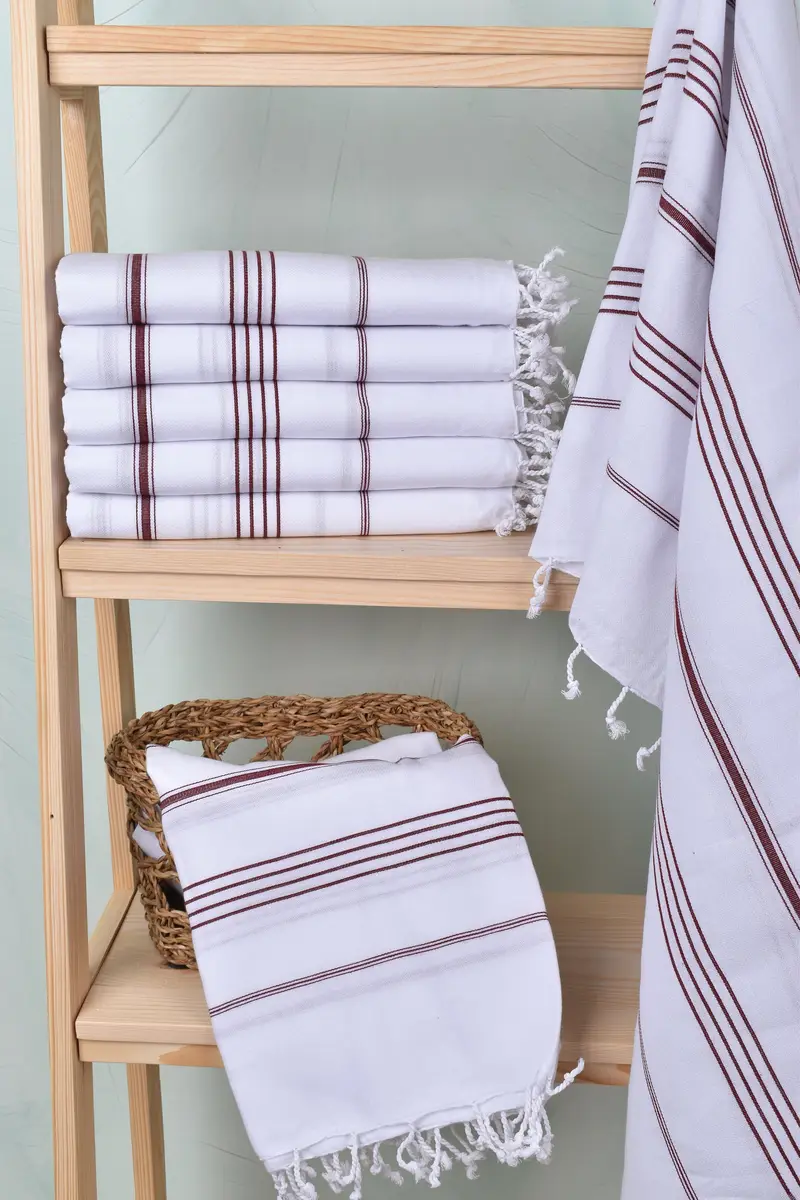 70x40 Cotton Striped Towel, Personalized Turkish Towel, Gifts For Him, Scarf Towel, Oversized Beach Towel, Gift Towel, Bachelorette Party Favors - 3