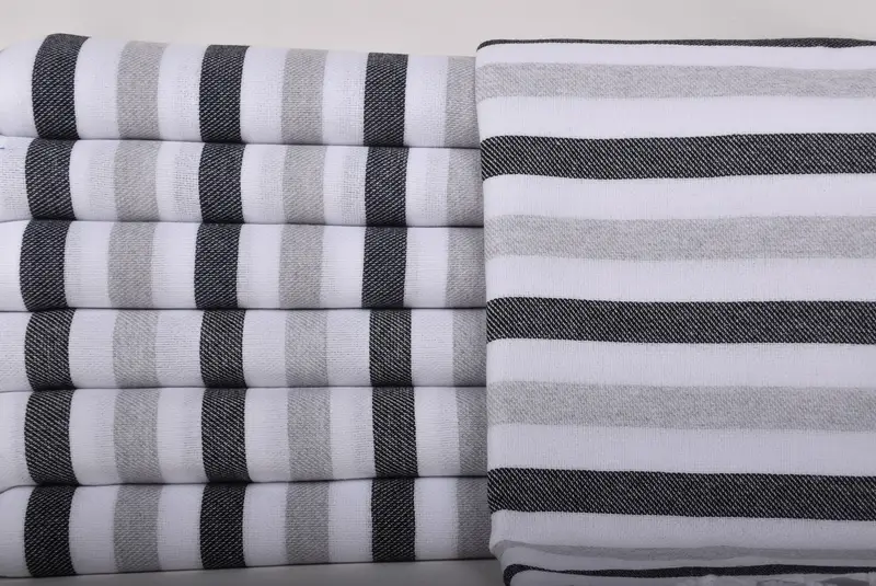 Welcome Wedding Gift, Bachelorette Party Gifts Bridesmaids, Bridal Shower Favors, Pool Towels, 68x40 Cotton Striped Towel, Lightweight Turkish towel - 1