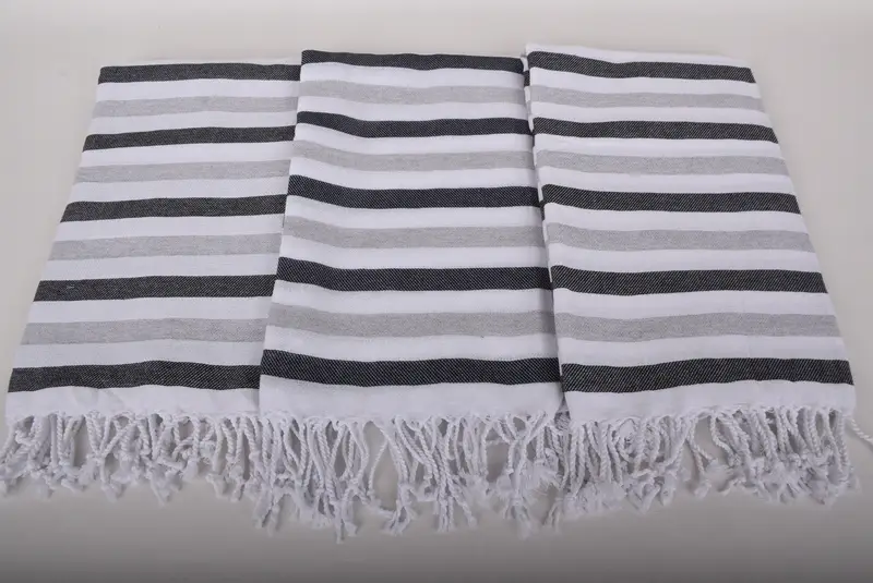 Welcome Wedding Gift, Bachelorette Party Gifts Bridesmaids, Bridal Shower Favors, Pool Towels, 68x40 Cotton Striped Towel, Lightweight Turkish towel - 7