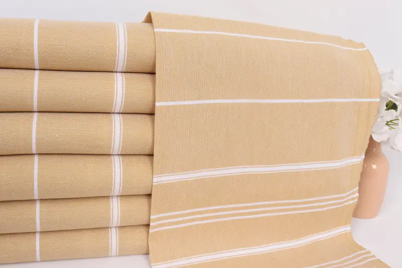 Turkish Hand Towel, Personalized Dish Towel, Bridesmaid Gifts, Bachelorette Gifts, Guest Towel, 40x24 Cotton Striped Towel, Gift For Wedding Day - 2