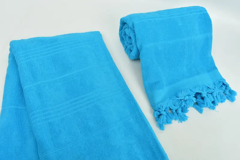 Peshtemal Towel, Merry Christmas Gifts, Fouta towel, 70x36 Cotton Striped Terry Towel, Best Wedding Gift, Bachelor Gifts, Bridemaids Beach Towel - 7