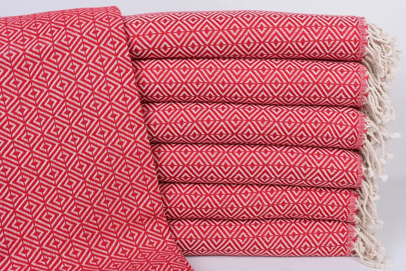 Organic towel, Antibacterial Turkish peshtemal towel, Turkish beach towel, 70x40 Cotton Diamond Towel, Custom Towel, Christmas Favors, Yoga Towel
