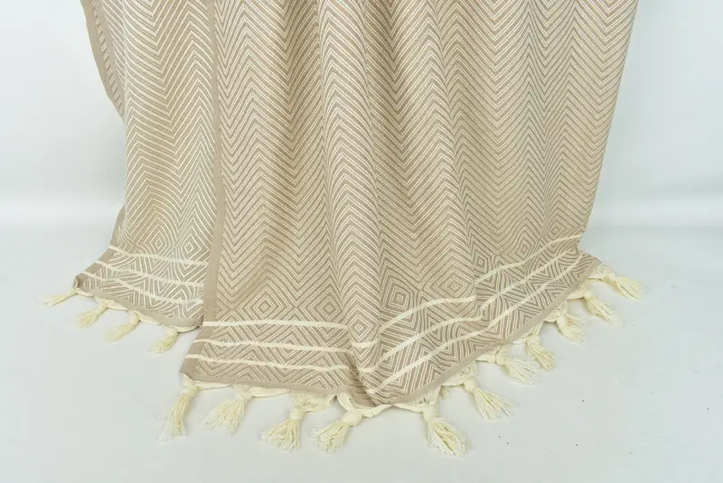 Woven Blanket, Tablecloth, Halloween Gifts, 96x70 Cotton Diamond Towel, Turkish Tablecloth, Turkish Cotton Throw Blanket, Bridal Shower Gift - 8