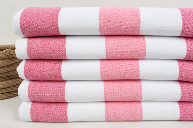 Bridesmaid Gifts, Bridesmaid Gift, Monogrammed Turkish Towel, Custom Wedding Gift, Bridesmaid Gifts Personalized, 64x36 Cotton Striped Terry Towel - 2