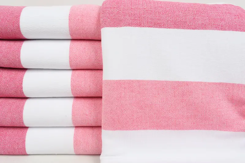 Bridesmaid Gifts, Bridesmaid Gift, Monogrammed Turkish Towel, Custom Wedding Gift, Bridesmaid Gifts Personalized, 64x36 Cotton Striped Terry Towel - 1
