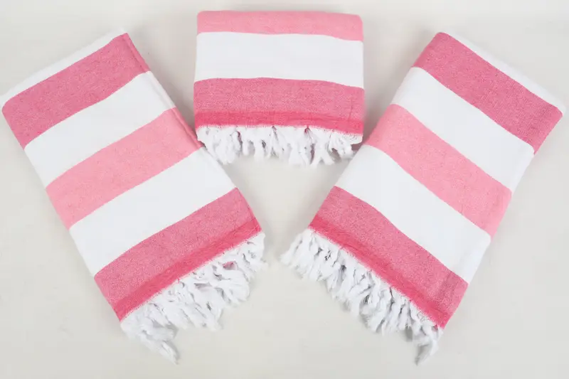 Bridesmaid Gifts, Bridesmaid Gift, Monogrammed Turkish Towel, Custom Wedding Gift, Bridesmaid Gifts Personalized, 64x36 Cotton Striped Terry Towel - 8