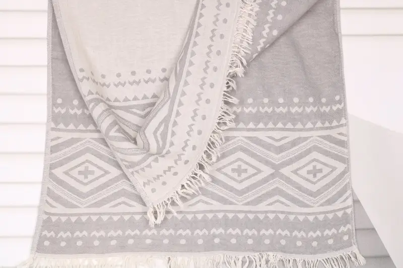 Bridesmaid Gift Dark Gray Cotton Hand Towel Monogram, 40x24 Inches