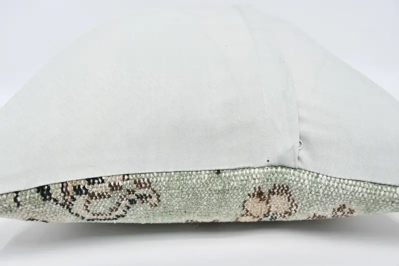 Bench Cushion, Outdoor Patio Pillow Case, Cushion, Boho Pillow, Home Decor Pillow, 20x28 Green Pillow Cover, Outdoor Pillow Case, Throw Kilim Pillow - 6