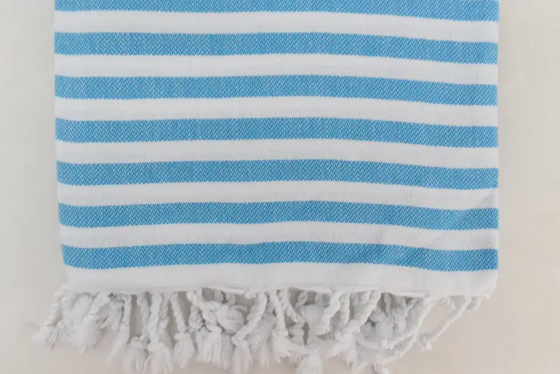 Embroidered Towel, Custom Bath Towel, Bachelorette Party Decorations, 70x40 Cotton Striped Towel, Family Gift Basket, Peshtemal Towel, Memorial Gift - 6