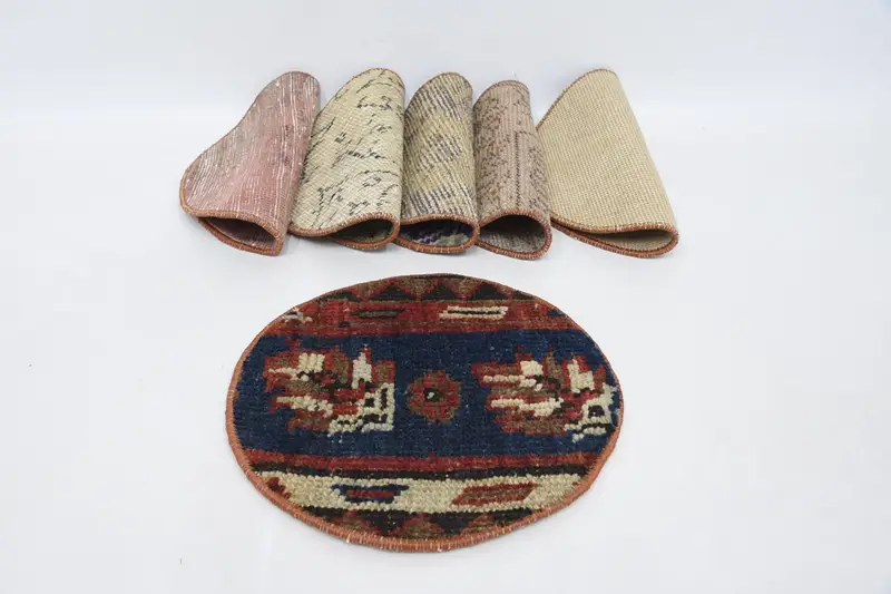 ブルー & ブラウン ボヘミアン プレースマット、30 インチ ウエスタン スタイル プレースマット