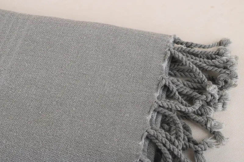 Embroidered Turkish Towel, Personalized Turkish Towel, Cotton towel, Absorbent Turkish towel, Employee Gifts, 64x28 Cotton Striped Stonewashed Towel - 4